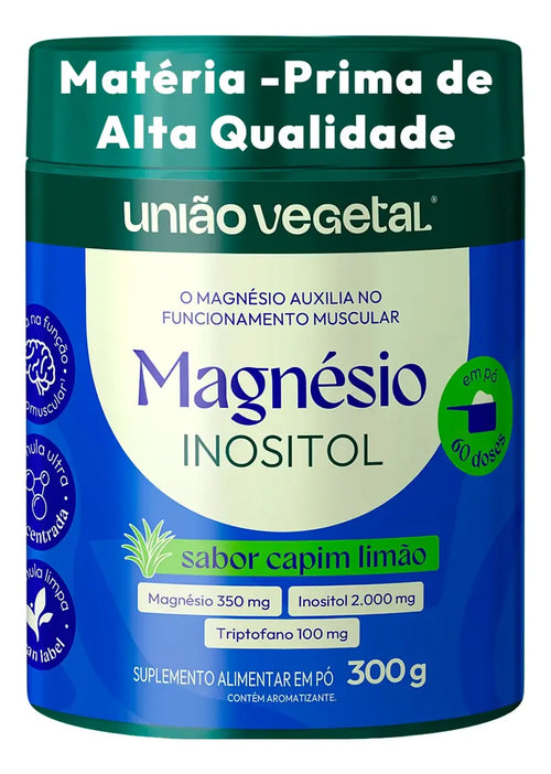 Magnésio Inositol + Triptofano 300g Para Sono E Relaxamento